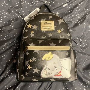 Loungefly x Disney - Dumbo Backpack ~ Black with Stars